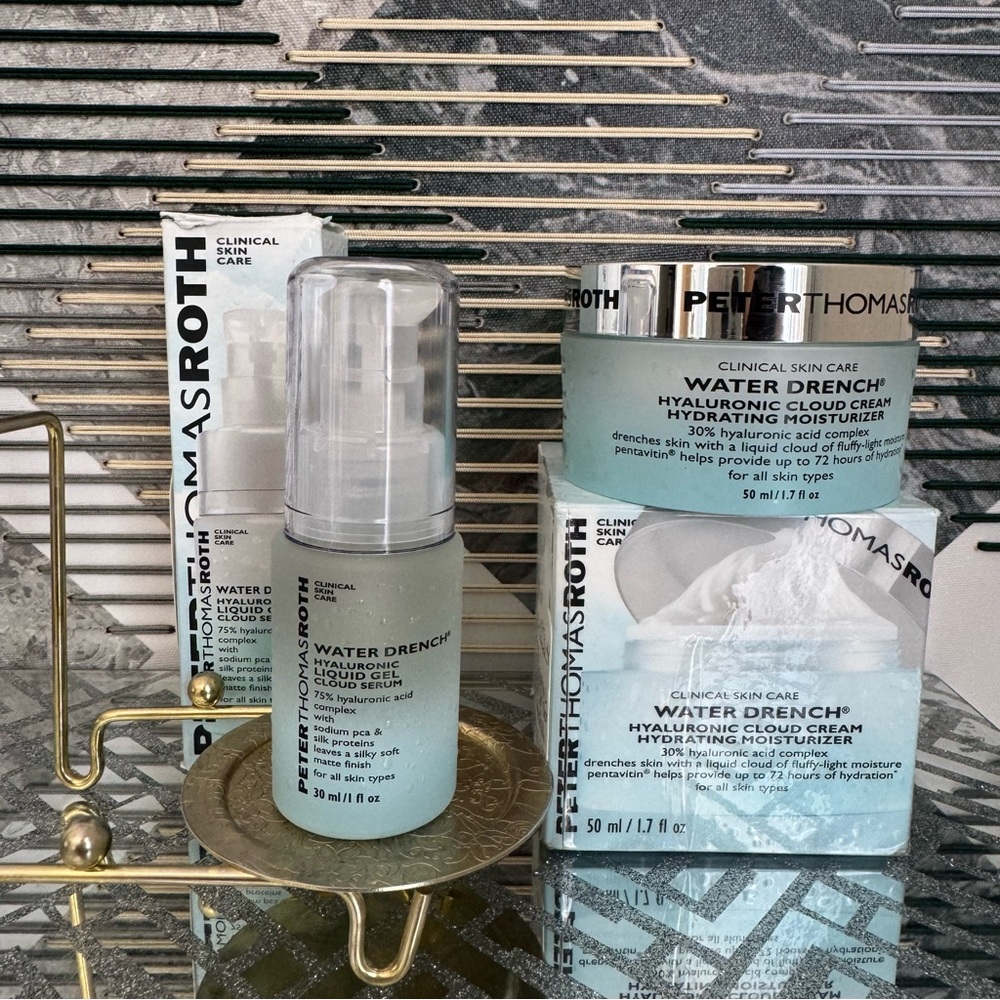 Peter Thomas Roth Water Drench Hyaluronic Cream & Coud Serum Hydration 2 PCs Set